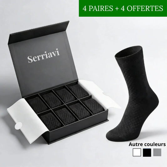 Pack x4 chaussettes en fibre de bambou
