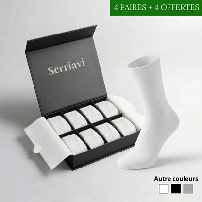 Pack x4 chaussettes en fibre de bambou